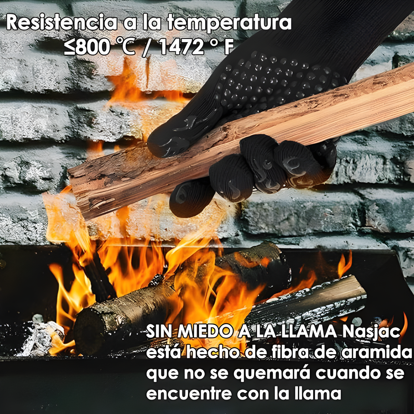 Guantes Doble Capa resistentes al calor