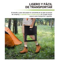 Mini Parrilla de Carbón Portátil Plegable - HIKEO