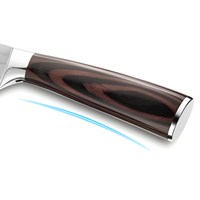 Cuchillo de Chef n1 de 8 pulgadas fabricado en acero inoxidable alemán con alto contenido de carbono, mango ergonómico, ultra afilado, la mejor opción para cocina y restaurante